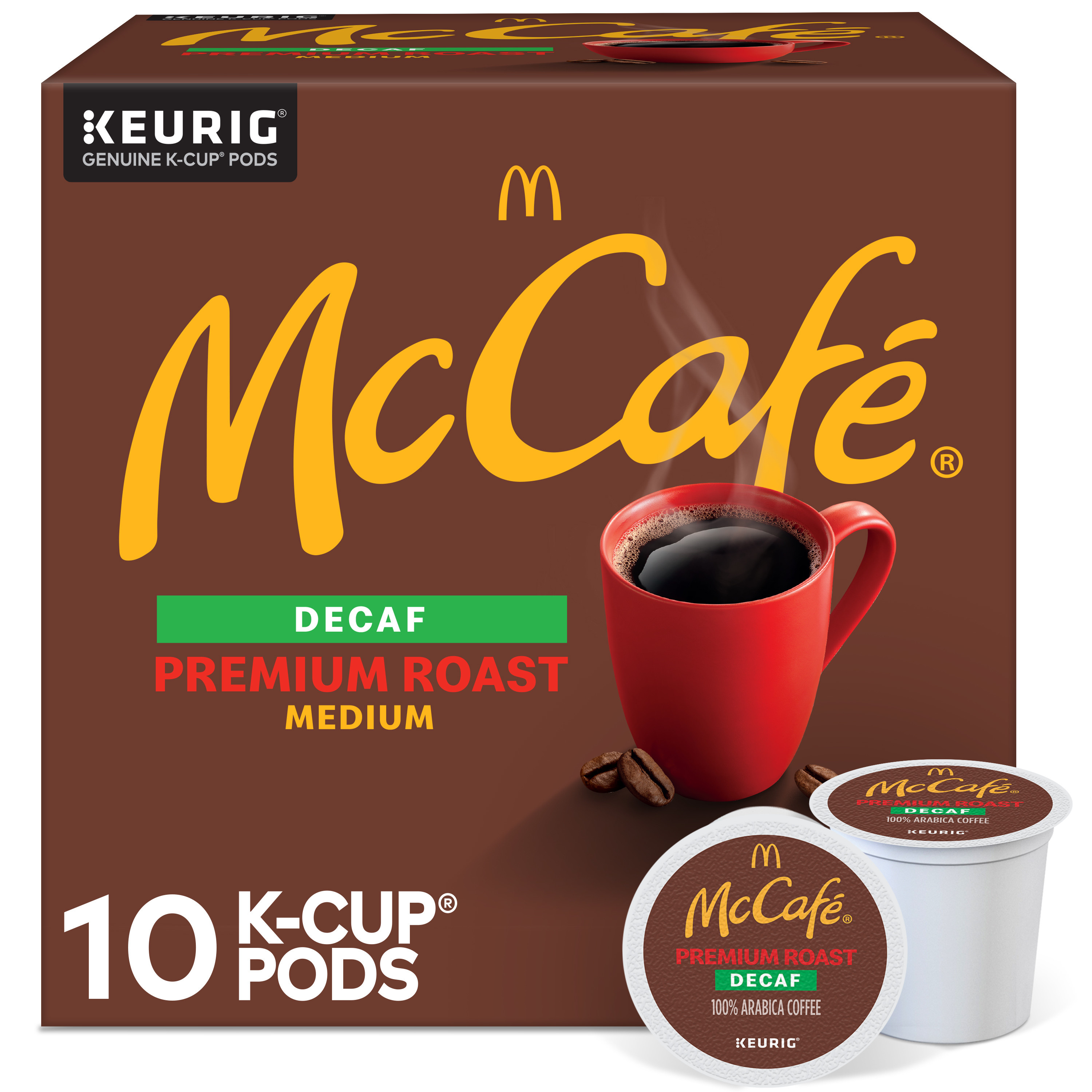 McCafe Premium Roast Decaf Coffee, Single Serve Keurig K-Cup Pods