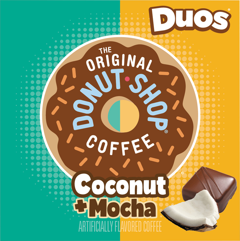 The Original Donut Shop Duos Coconut + Mocha Keurig Single-Serve K