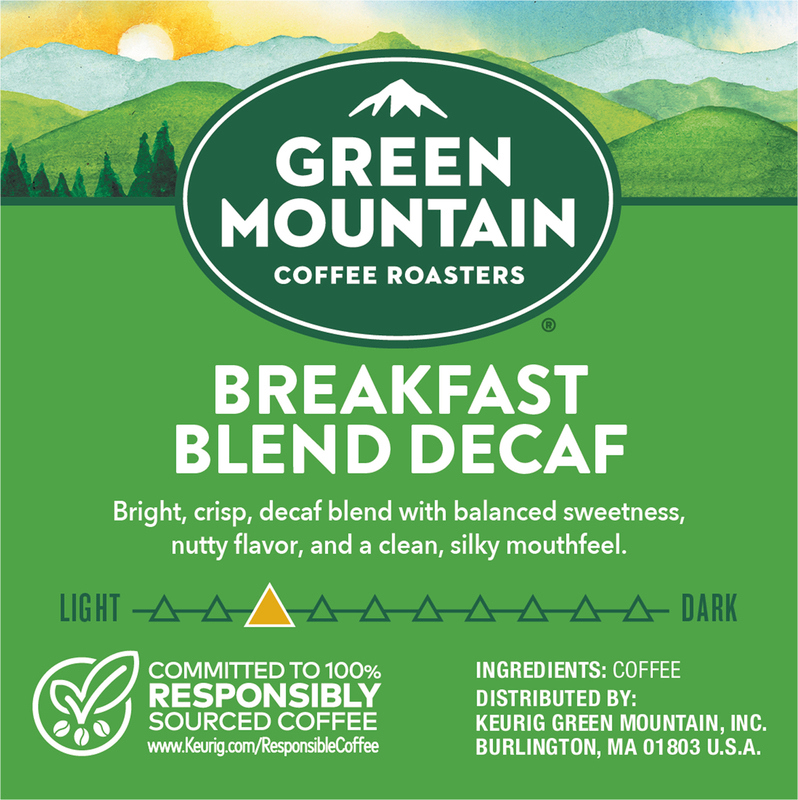 Light Roast Coffee Green Mountain Coffee Decaf Green Mountain