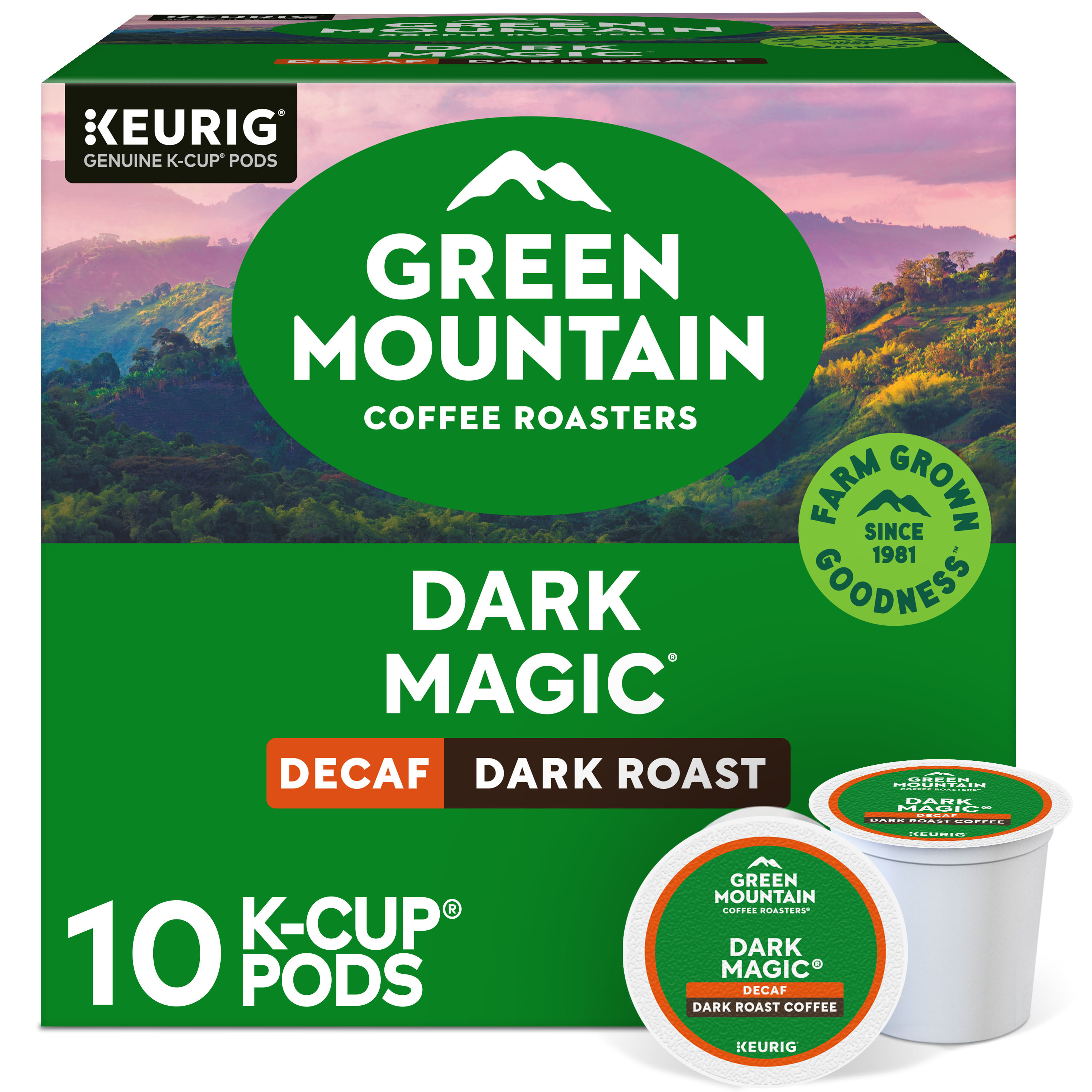 Green Mountain Coffee Dark Magic Decaf Keurig Single-Serve K-Cup