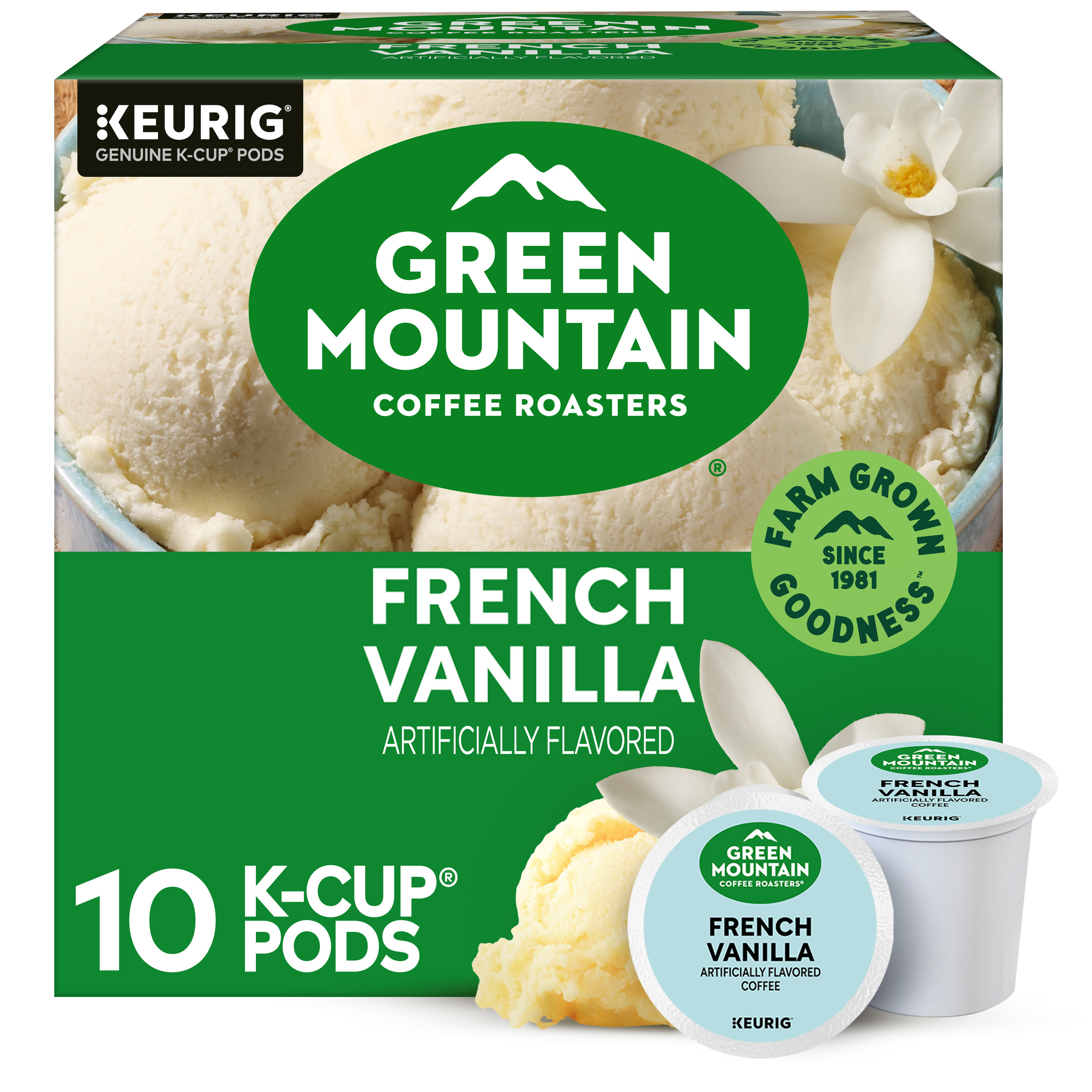 Green Mountain Coffee Roasters French Vanilla Coffee, Keurig