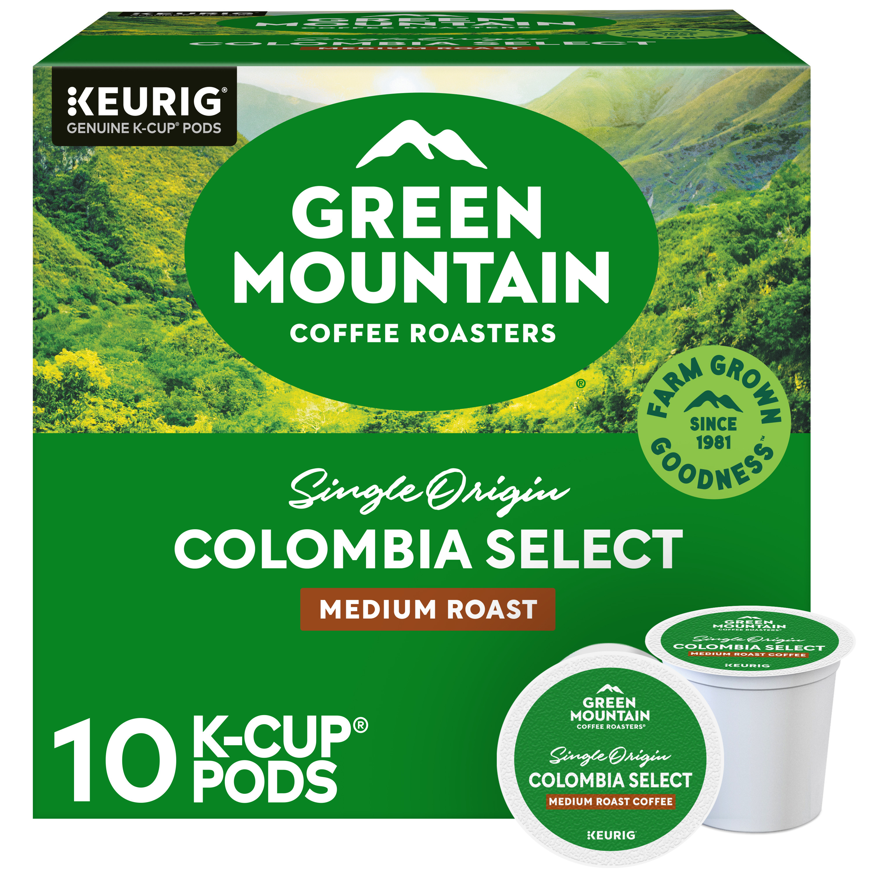 Green Mountain Coffee Roasters Vermont Country Blend Keurig Single