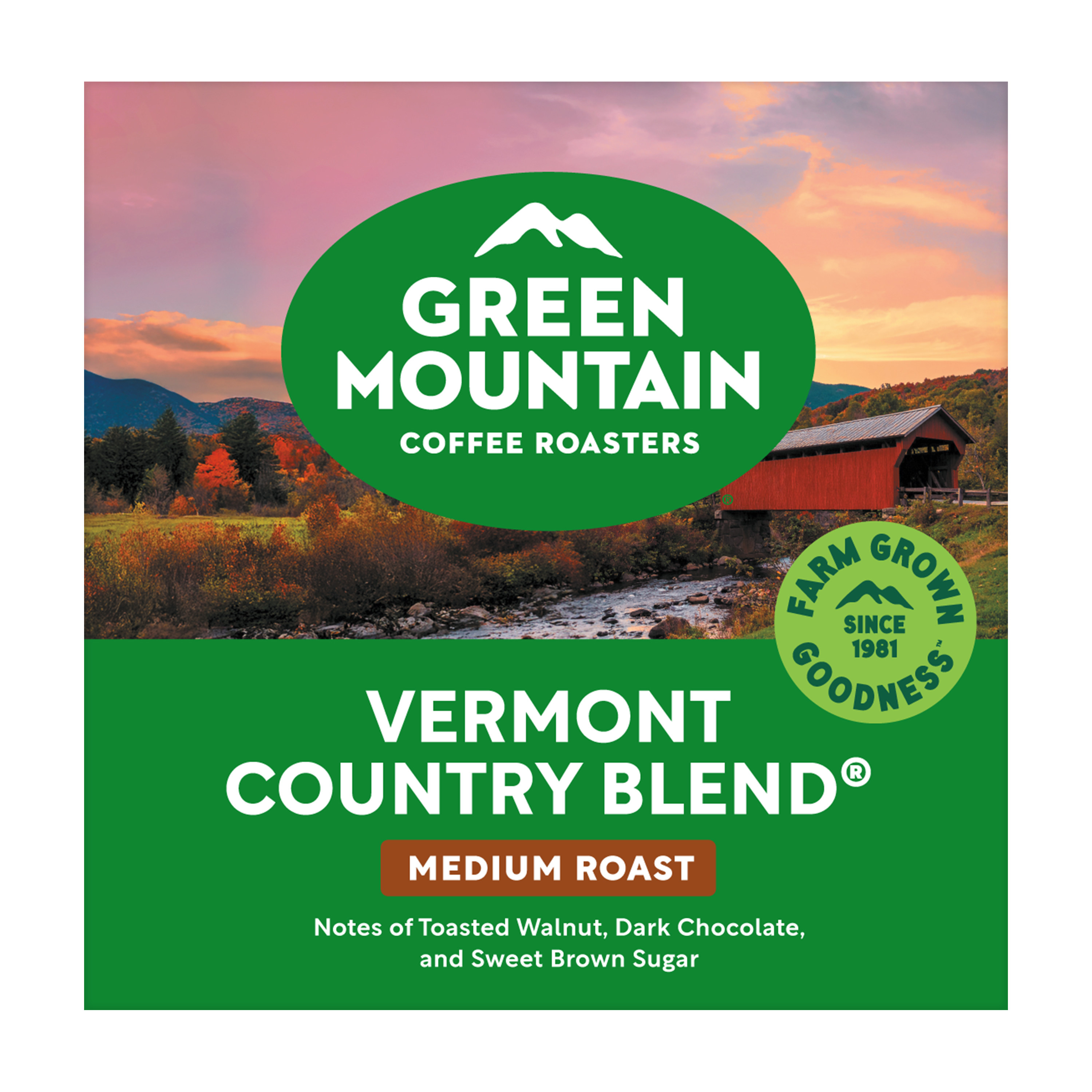 Green Mountain Coffee Roasters Vermont Country Blend Keurig Single