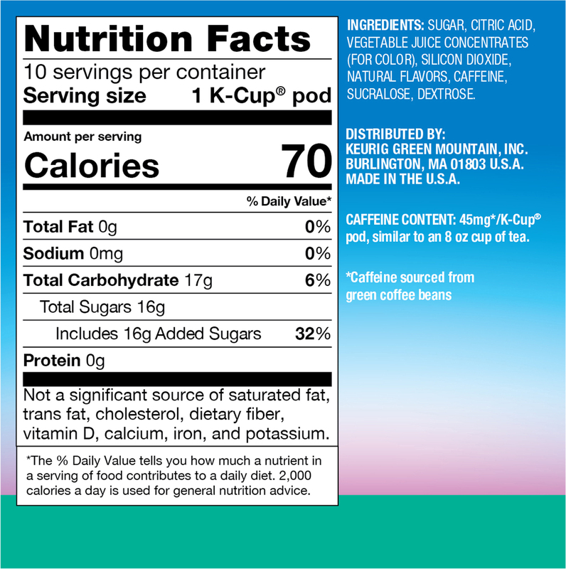 The Original Donut Shop Iced Refreshers Mango Dragonfruit Lemonade