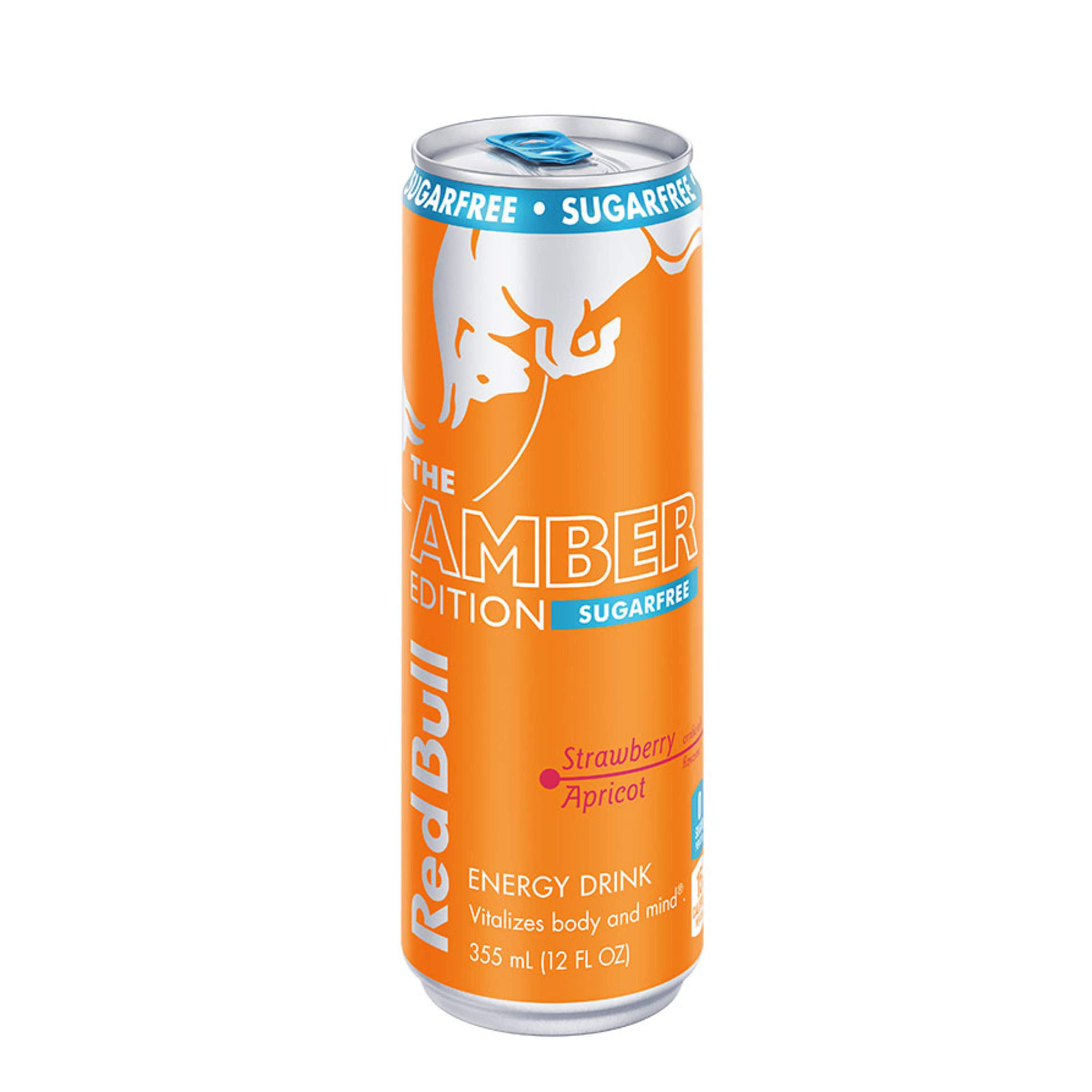Red Bull Amber Edition Sugarfree Energy Drink, Strawberry