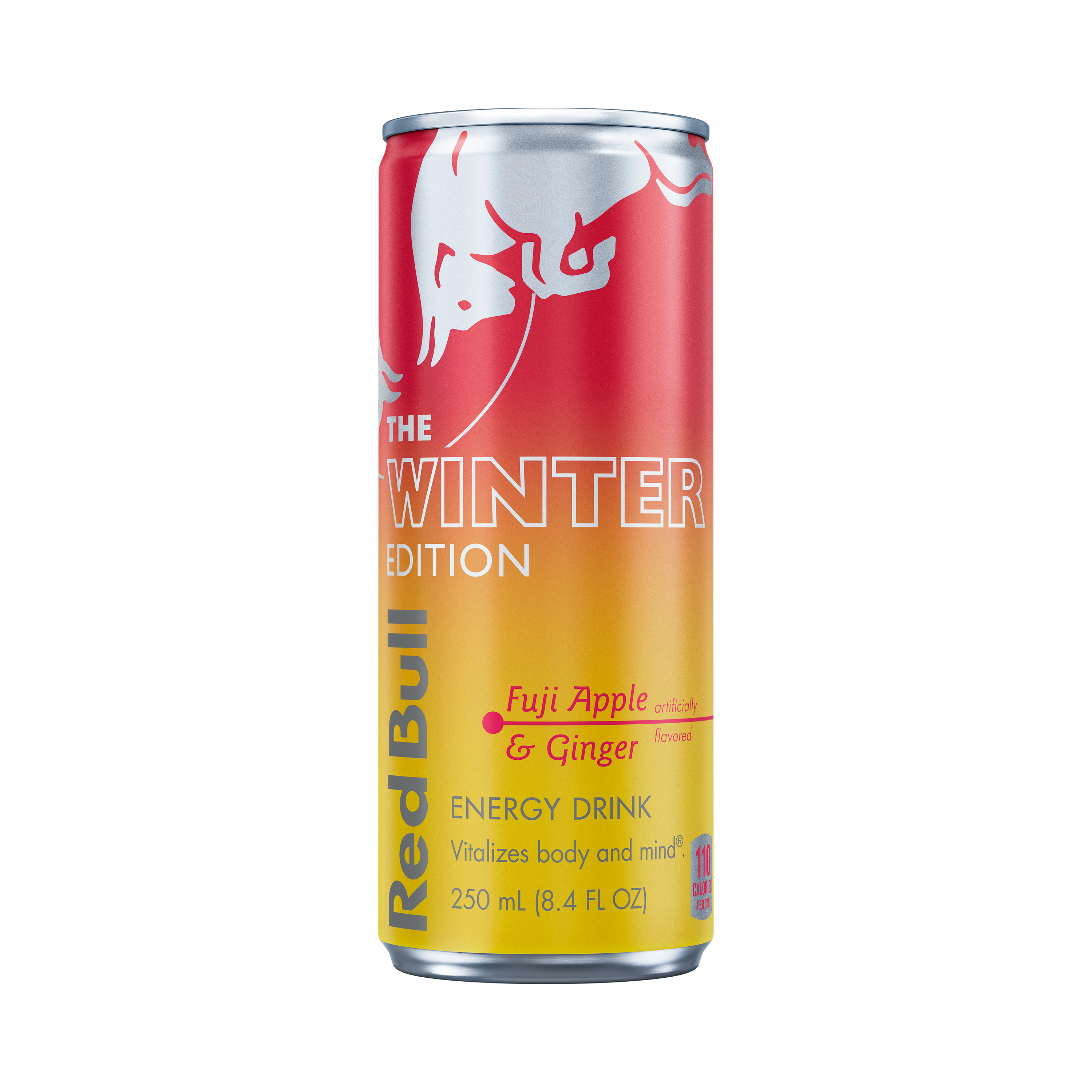 Red Bull Winter Edition Energy Drink, Fuji Apple & Ginger, 8.4 fl