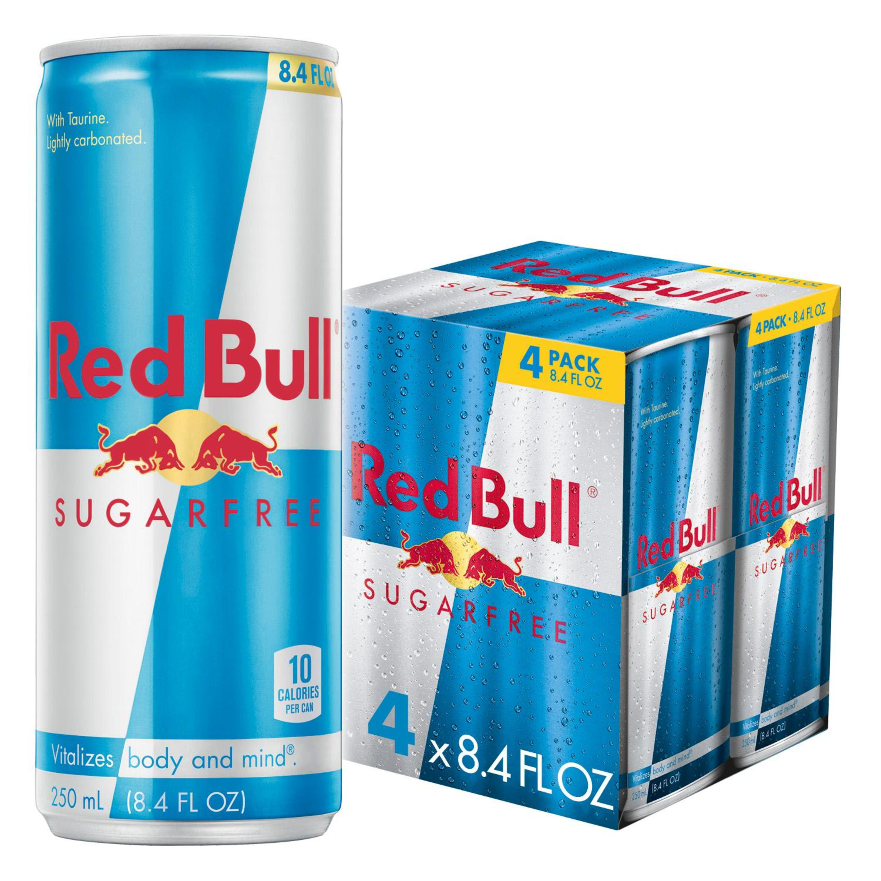 Red Bull Sugarfree Energy Drink, 80mg Caffeine, 8.4 fl oz