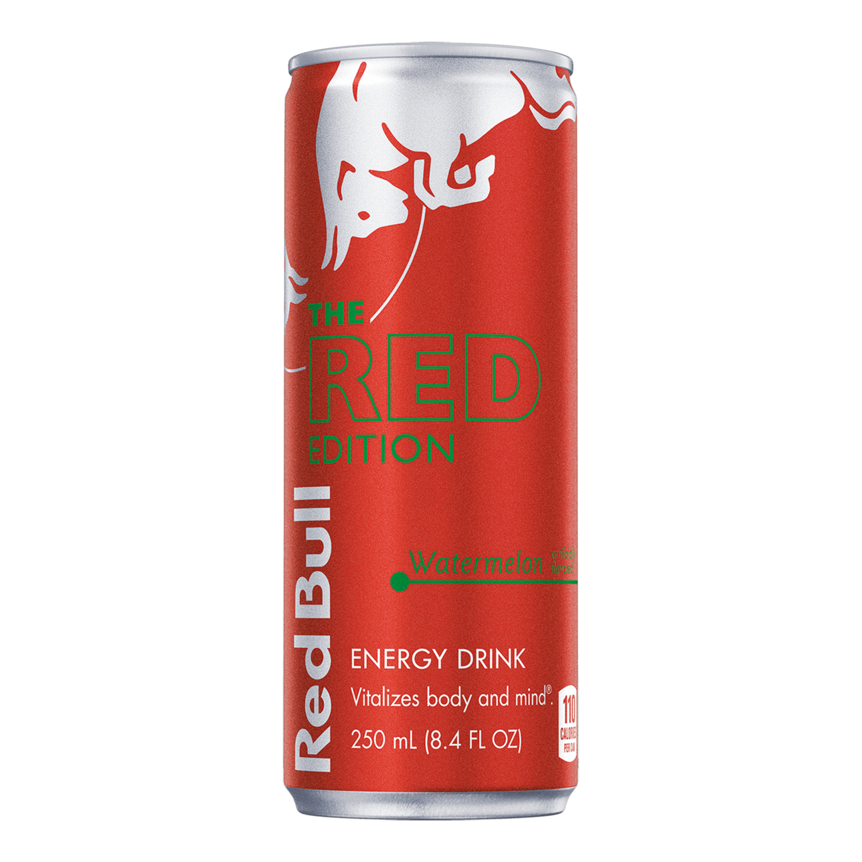 Red Bull Red Edition Energy Drink, Watermelon, 80mg Caffeine, 8.4