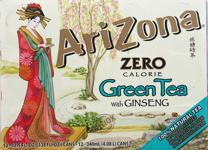 AriZona Green Tea, Zero Calorie, with Ginseng | Giant Eagle