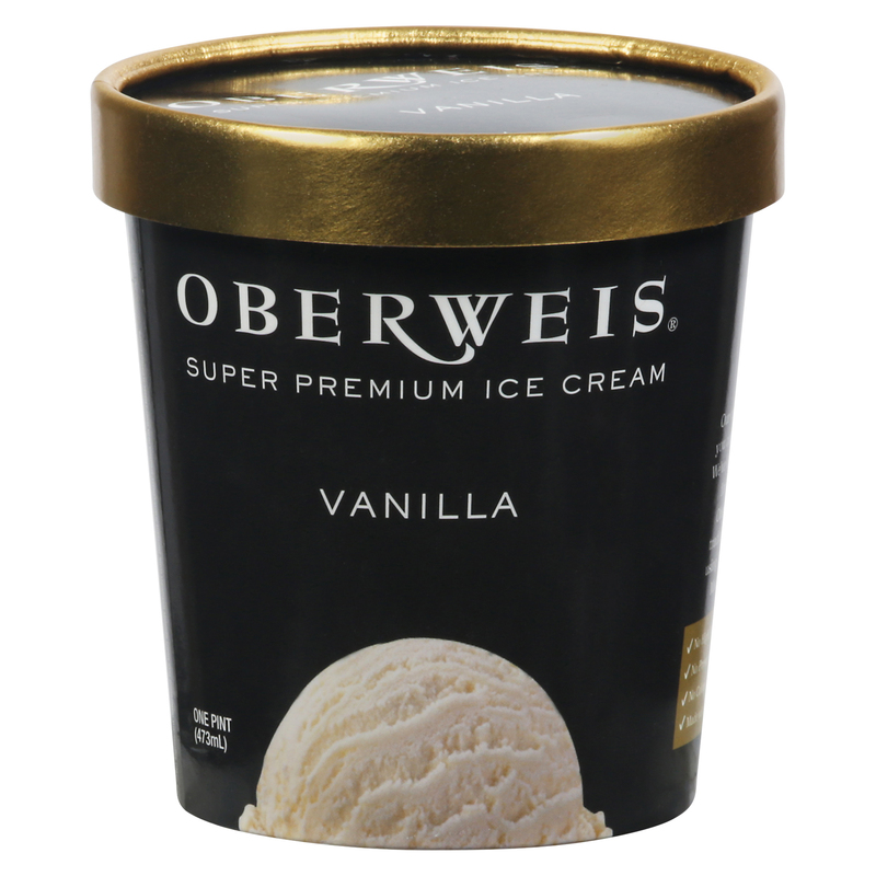 Oberweis Ice Cream, Super Premium, Vanilla | Giant Eagle | Because