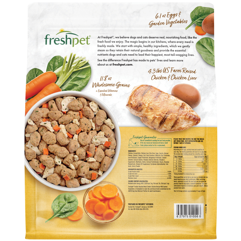 Freshpet Healthy & Natural Dog Food, Fresh Chicken Recipe, 5.5lb