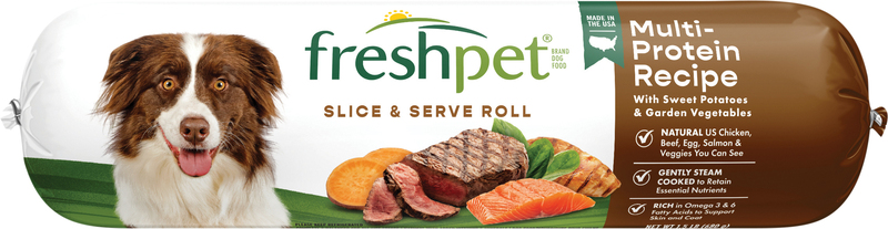 Freshpet Fresh Dog Food, Multi-Protein: Chicken, Beef, Egg