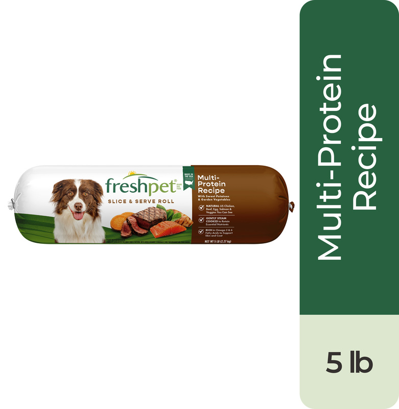 Freshpet Dog Food, Multi-Protein Recipe, Slice & Serve Roll