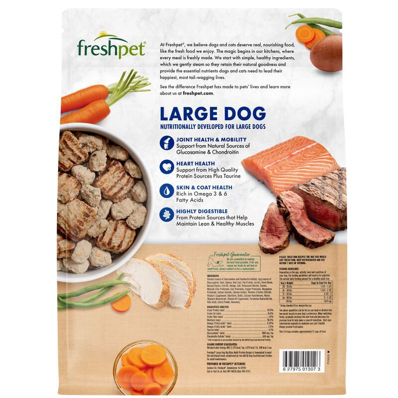 Freshpet Select Dog Food, Multi-Protein Recipe, Big Bites Giant