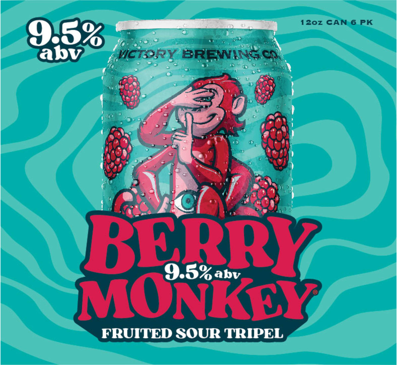 Victory Brewing Co Fruited Sour Tripel Berry Monkey Beer | Giant