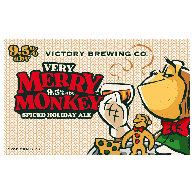 Victory Brewing Co Spiced Holiday Ale Very Merry Monkey Beer