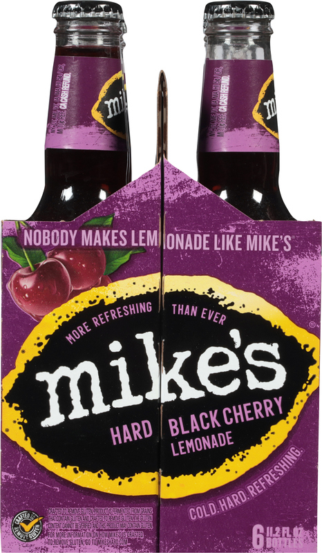 Mike's Hard Lemonade Black Cherry, 6 Pack, 11.2 fl oz Bottles, 5