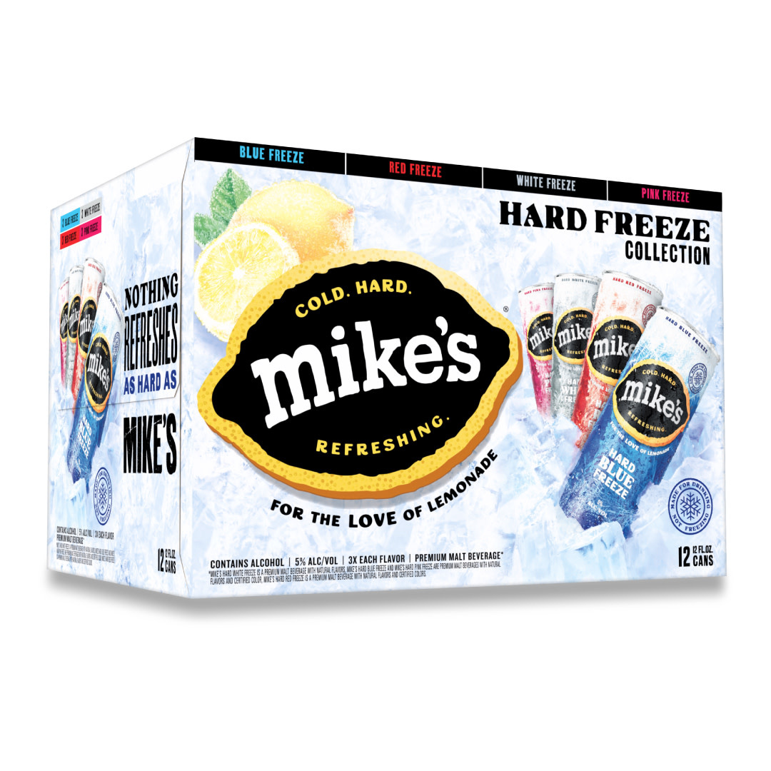 Mike's Hard Freeze Variety Pack, 12 Pack, 12 fl oz Cans, 5% ABV