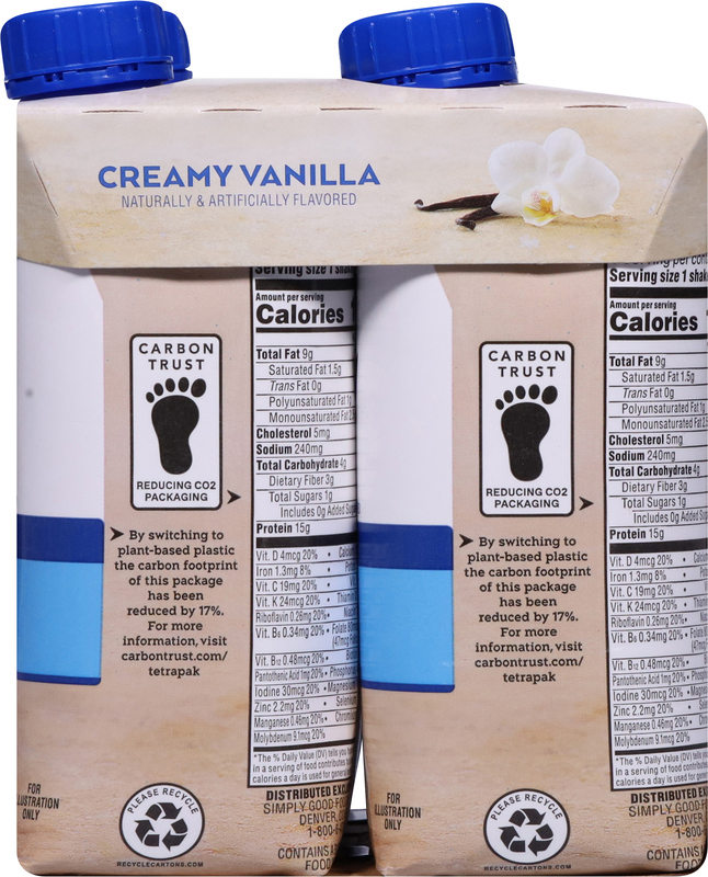 Atkins Protein-Rich Shake, Creamy Vanilla | Giant Eagle | Because