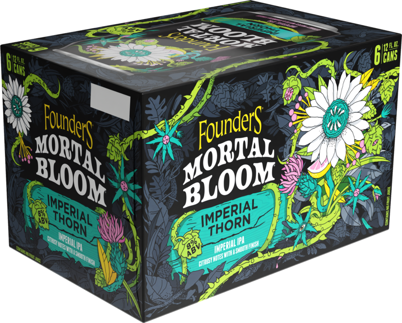 Founders Unleash with Mortal Bloom Imperial Thorn, Imperial IPA