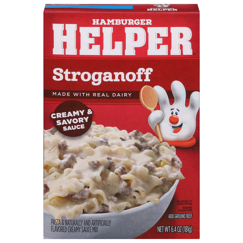 Hamburger Helper Pasta Sauce Mix, Stroganoff Giant Eagle