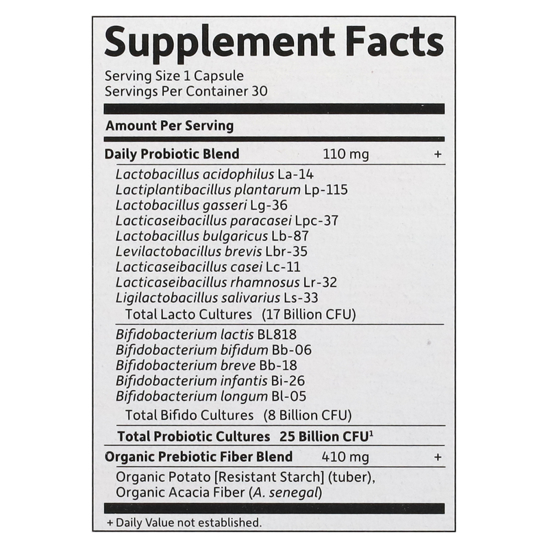 Garden of Life Probiotics Vegetarian Capsules Daily Care | Giant