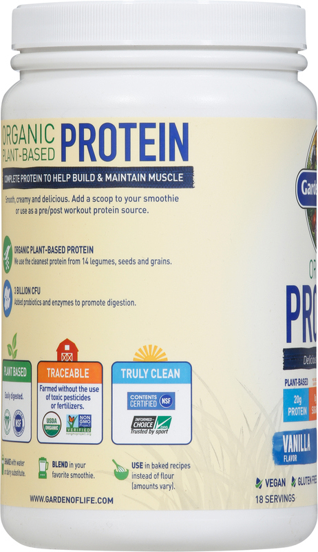 Garden of Life Protein Shake, Organic, Vanilla | Giant Eagle | Because It  Matters | Grocery Store & Pharmacy