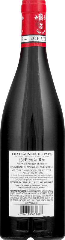 Chateauneuf Du Pape Red Wine, La Vigne Du Roy, 2016 | Giant Eagle