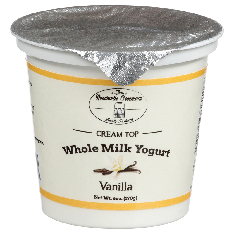 The Reedsville Creamery Cream Top Whole Milk Vanilla Yogurt