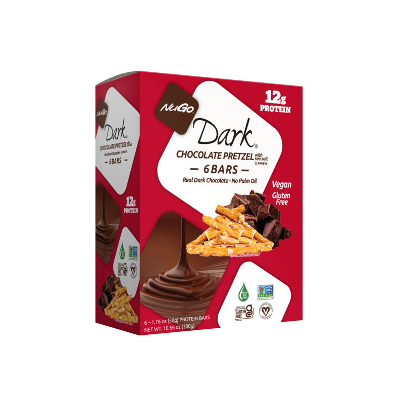 ショコラ N G NuGo Protein Bar, Chocolate Pretzel with Sea Salt, 6pk | Giant