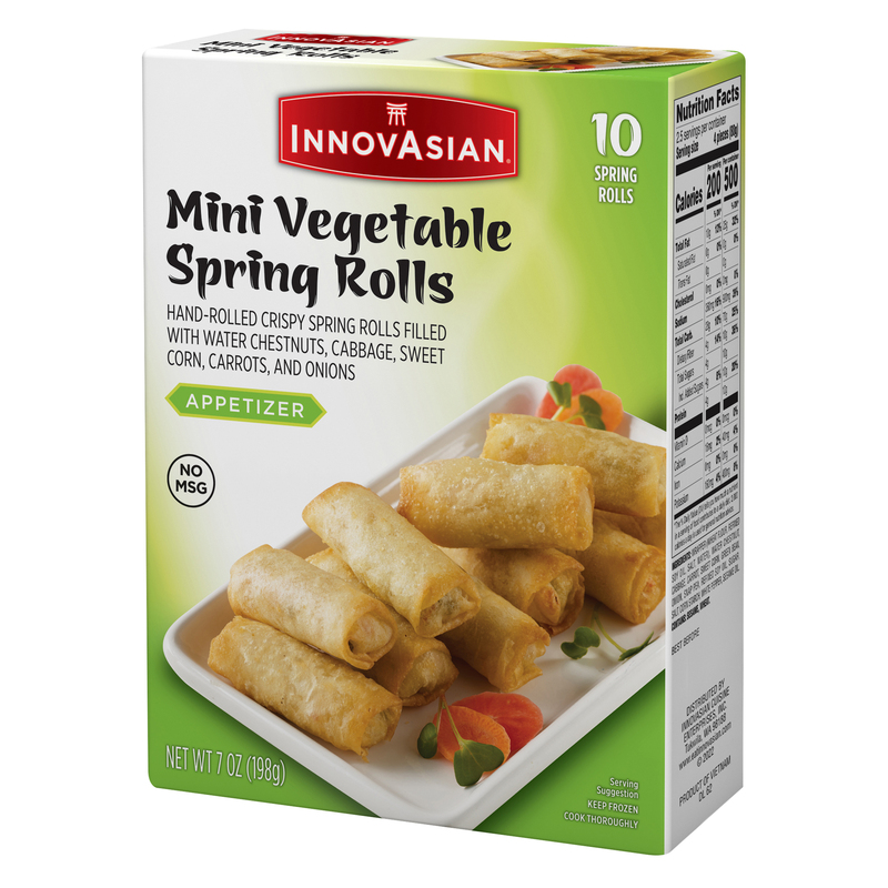InnovAsian Mini Vegetable Spring Rolls (Frozen) | Giant Eagle
