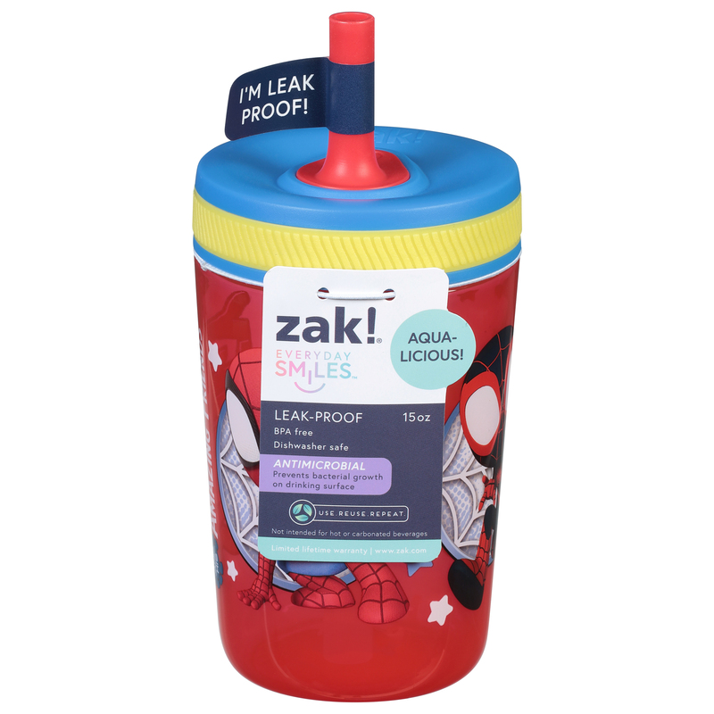 Zak! Sippy Cups, Leak Proof, Aqua Licious, 15 Ounce | Giant Eagle