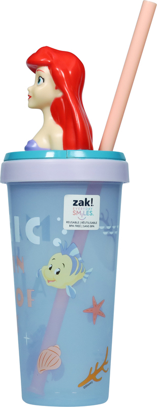 【Erika@Disney好き】スタッドレス　3/4 Zak! Tumbler, Super Sipper, Princess Ariel, 18 Oz | Giant Eagle