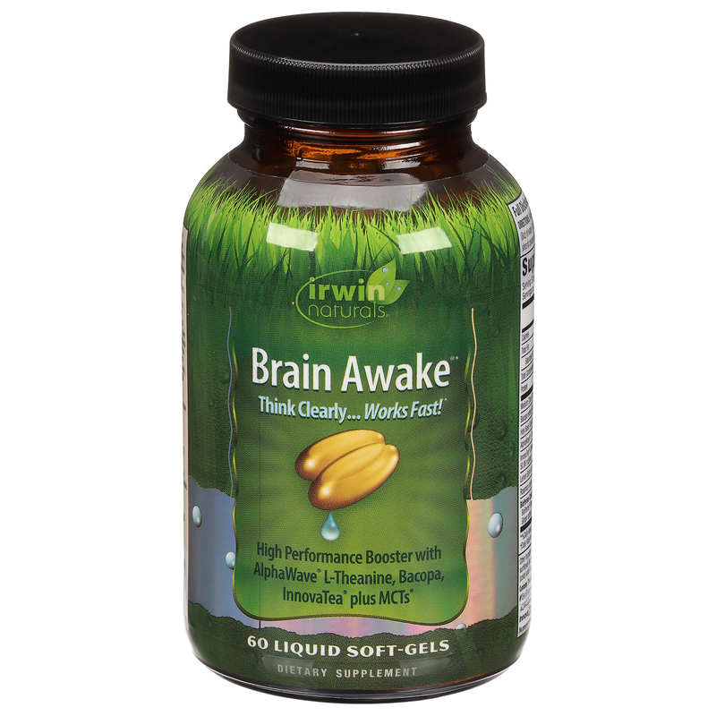 Irwin Naturals Brain Awake, Liquid Soft-Gels | Giant Eagle