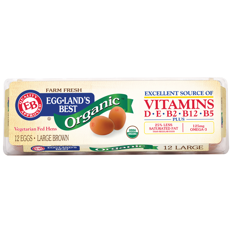 Eggland's Best Organic 12ct Large Brown Eggs | Giant Eagle