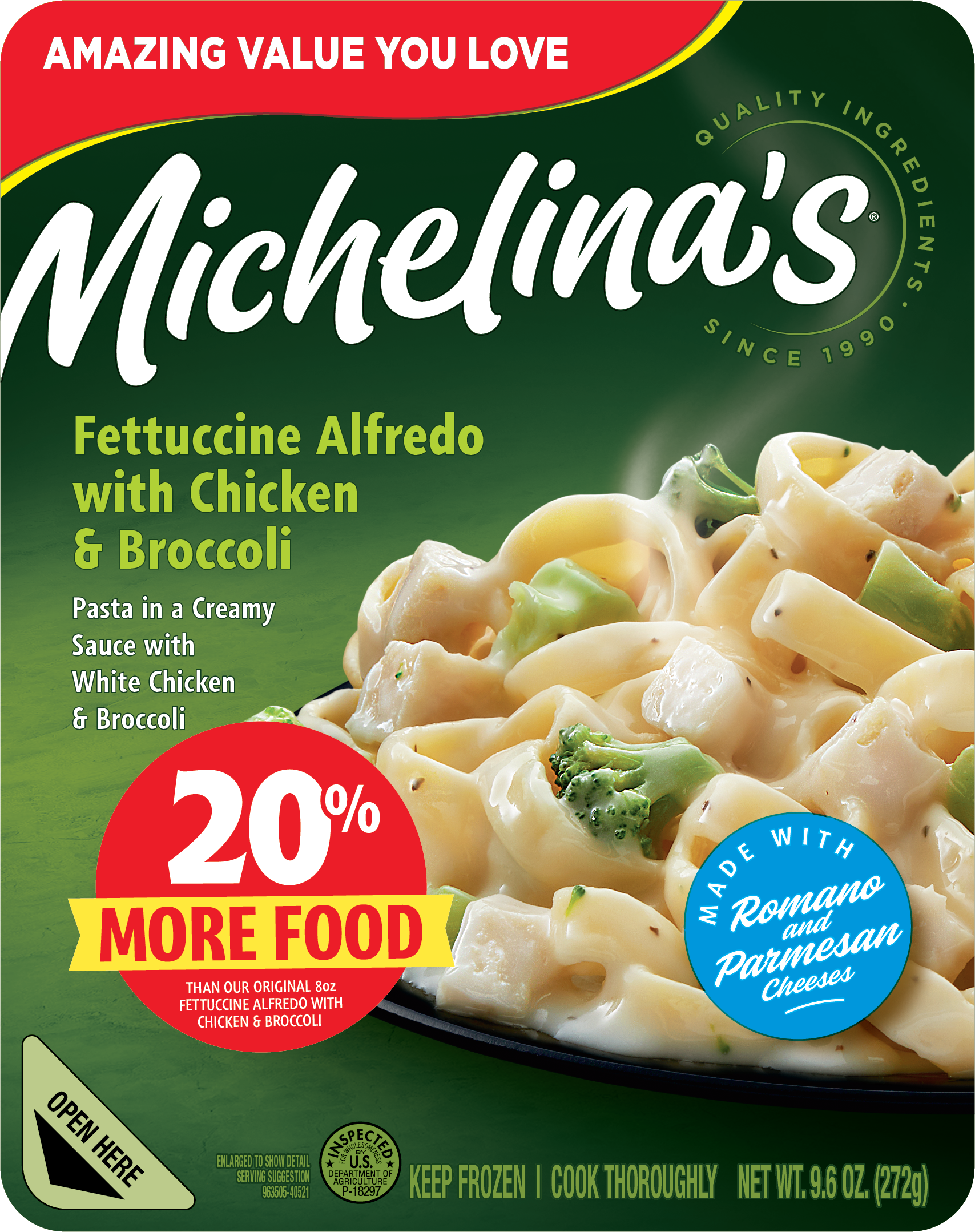 Michelina's Michelina's Fettucine Alfredo with Chicken and