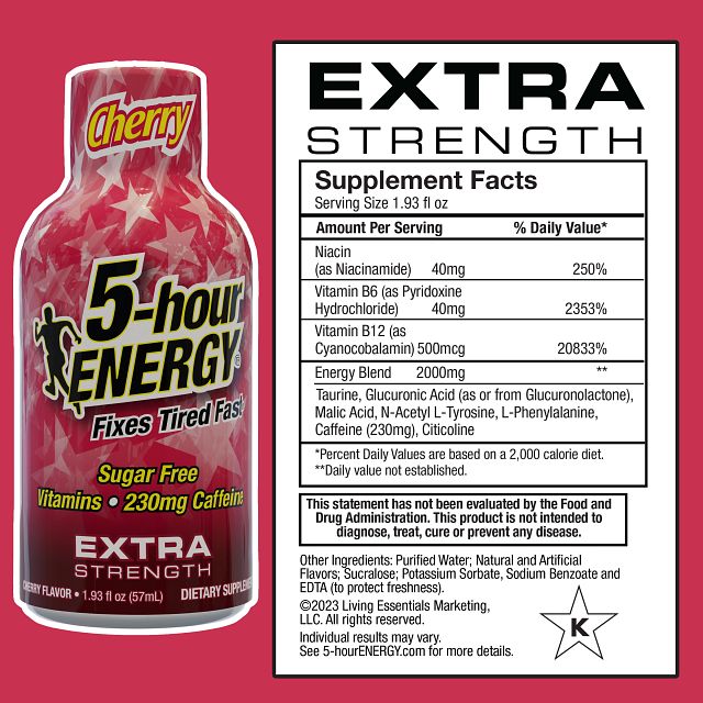 5-hour ENERGY Shot, Extra Strength, Cherry | Giant Eagle | Because