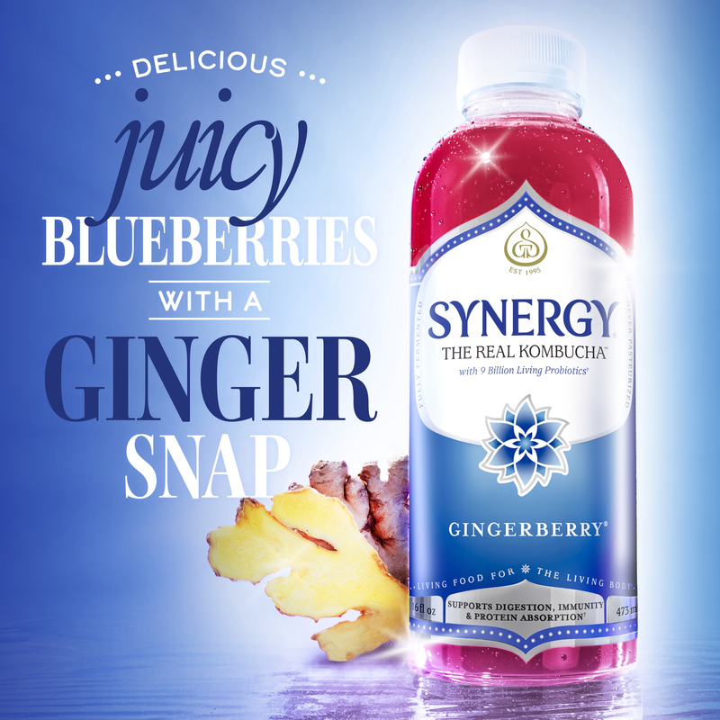 Synergy Gingerberry Kombucha | Giant Eagle | Because It Matters