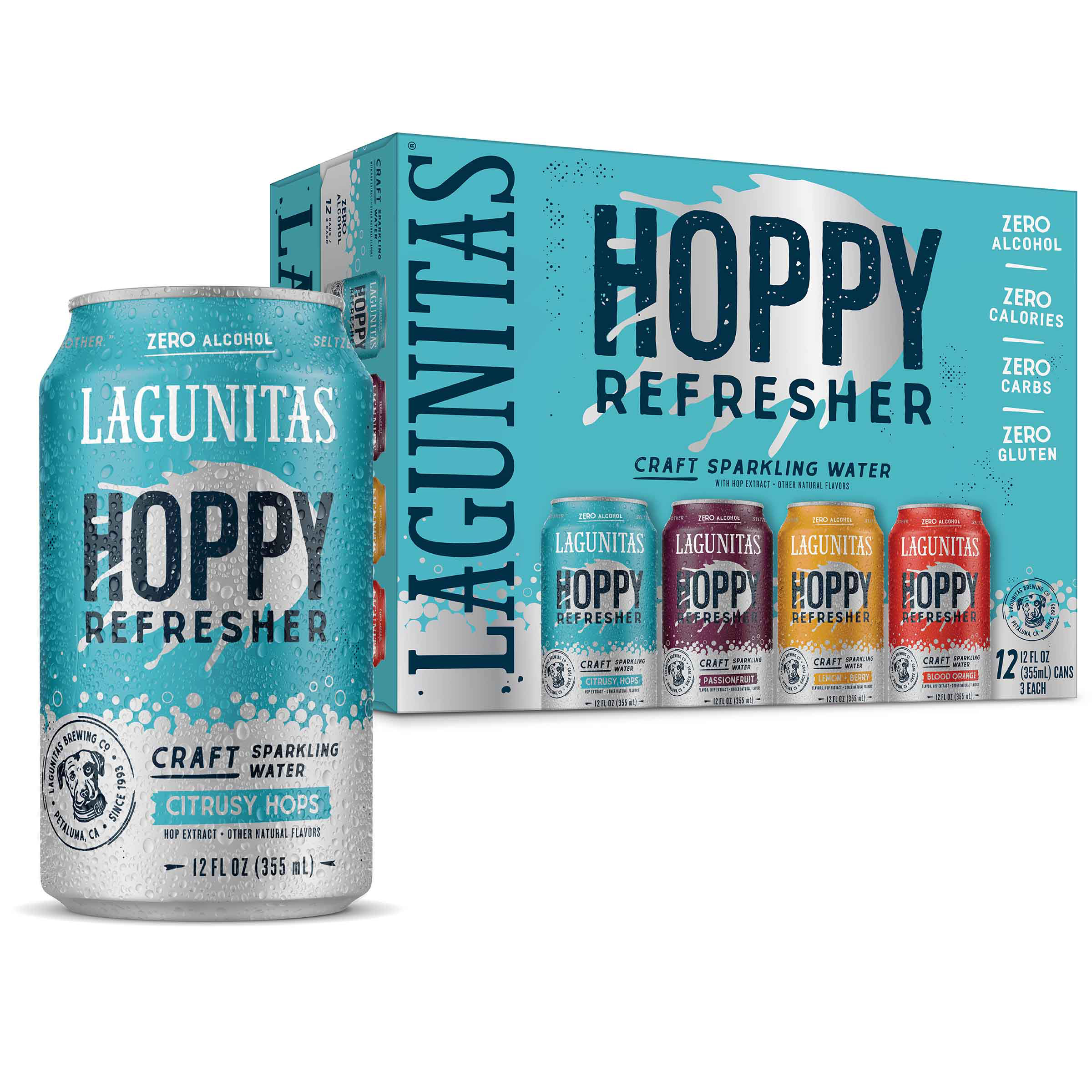 Lagunitas Hoppy Refresher Variety Pack, 12 Pack, 12 fl. oz. Cans