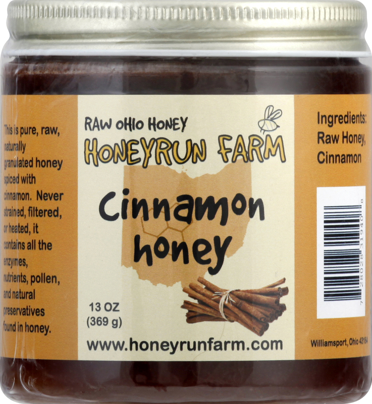 Honey Run Farm Honey, Raw Ohio, Cinnamon | Giant Eagle | Because