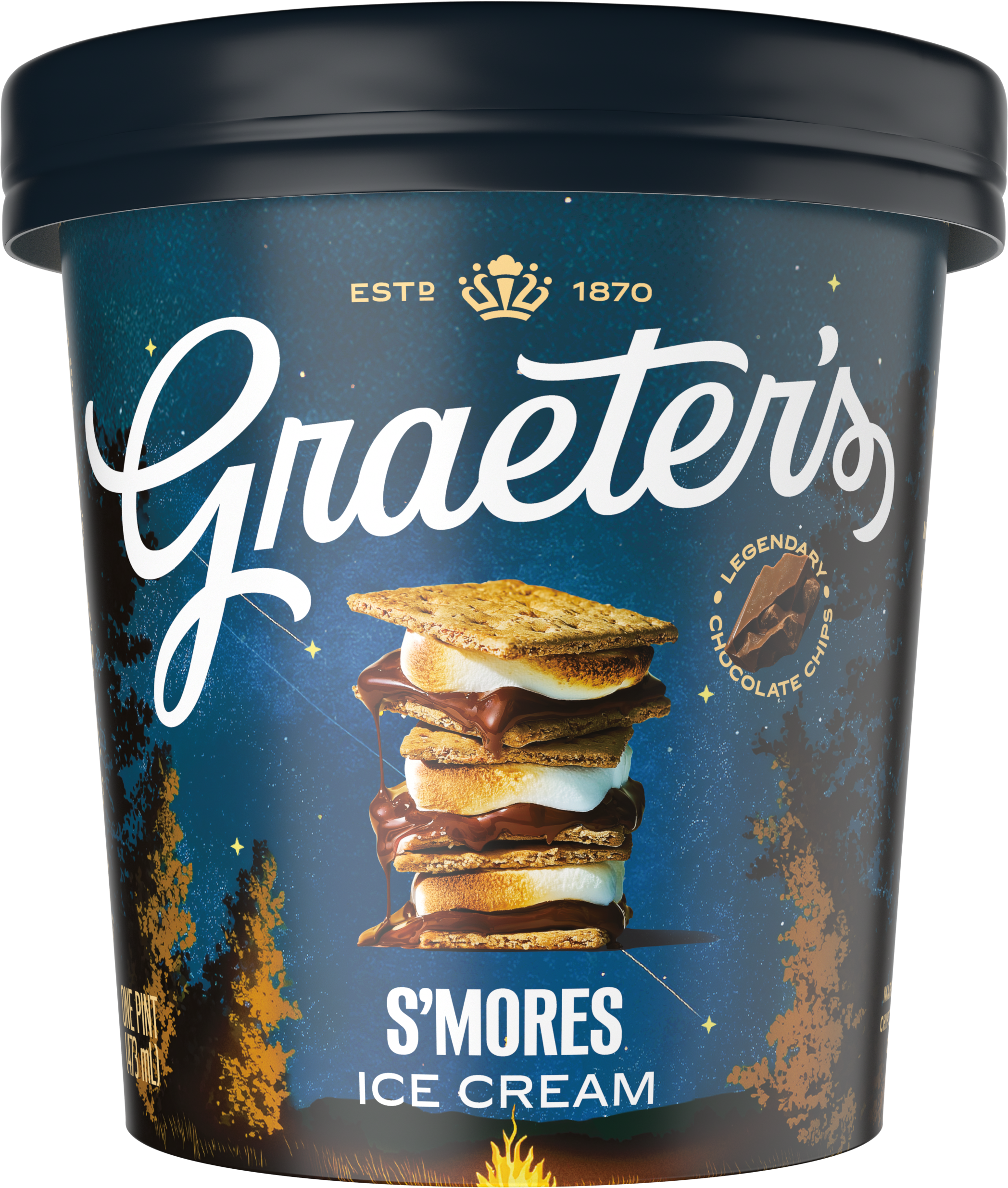 Graeters Ice Cream, Mint Chocolate Chip, French Pot | Giant Eagle