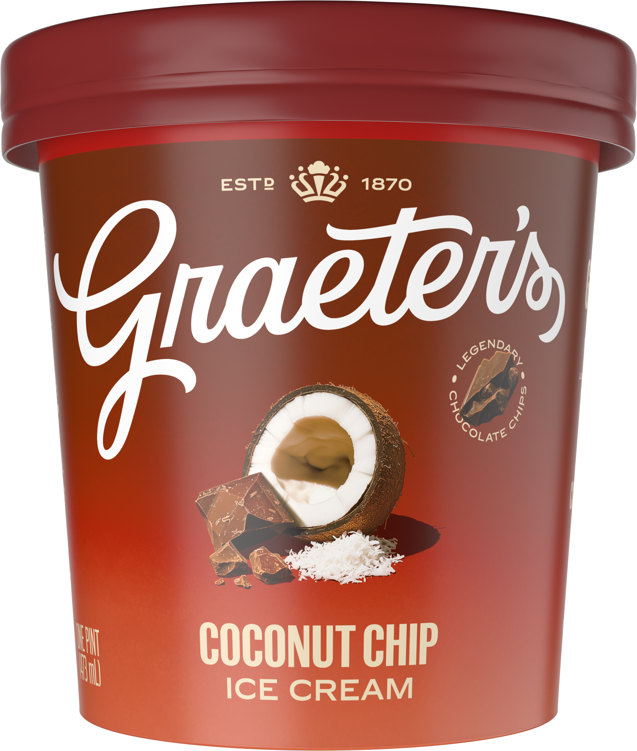 Graeter's Ice Cream, Coconut Chip, Pint | Giant Eagle | Because It