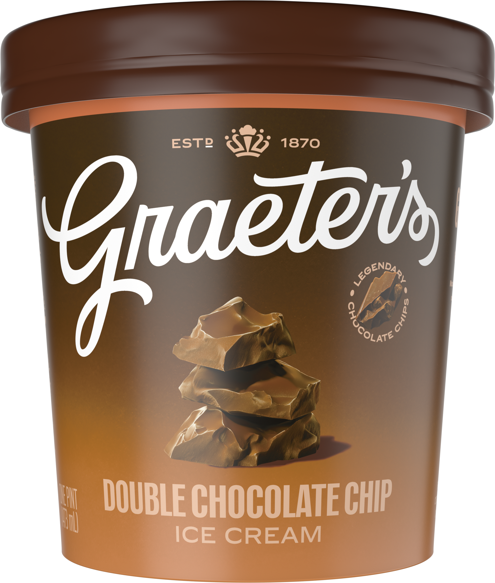 Graeters Ice Cream, Black Cherry Chocolate Chip, French Pot