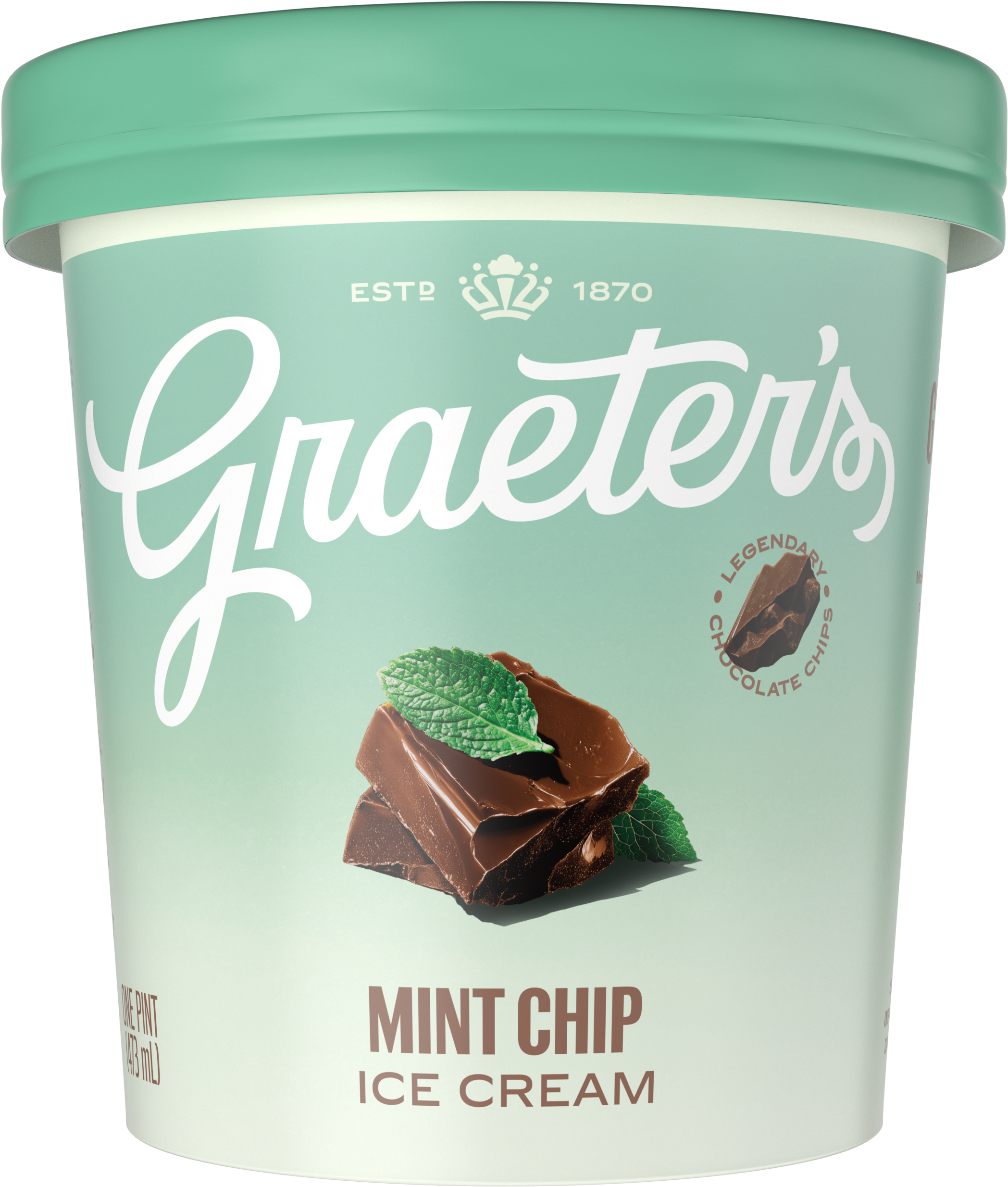 Graeters Ice Cream, Mint Chocolate Chip, French Pot | Giant Eagle
