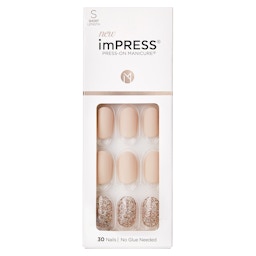 imPRESS Press-On Nails, No Glue Needed, Purple, Short Length