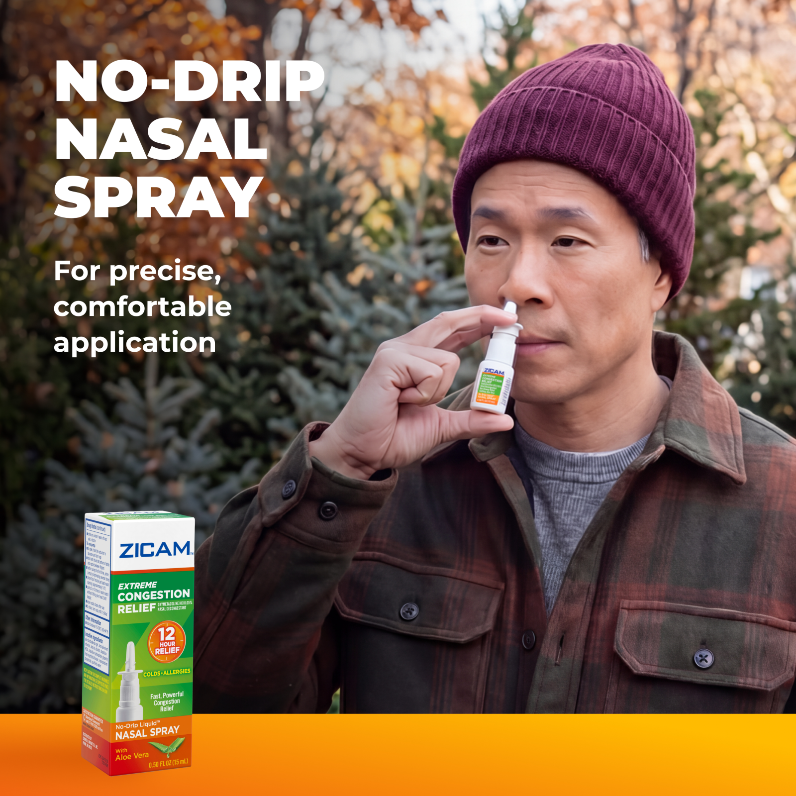 Zicam Extreme Congestion Relief Nasal Spray with Aloe Vera, 0.50