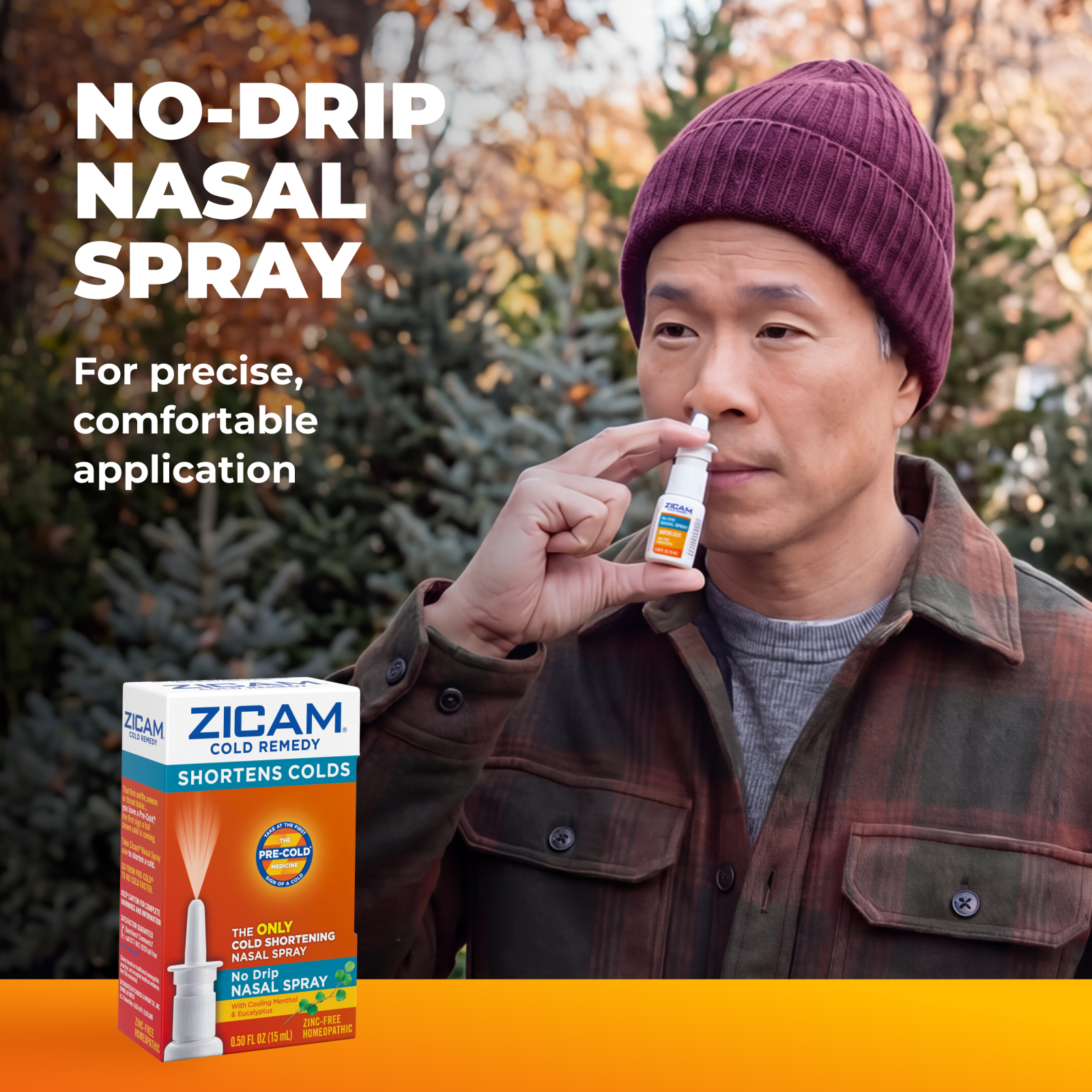 Zicam Cold Remedy No-Drip Nasal Spray with Cooling Menthol