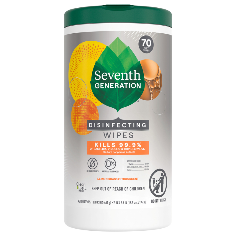Seventh Generation, Disinfecting Spray, Lemongrass Citrus | Giant