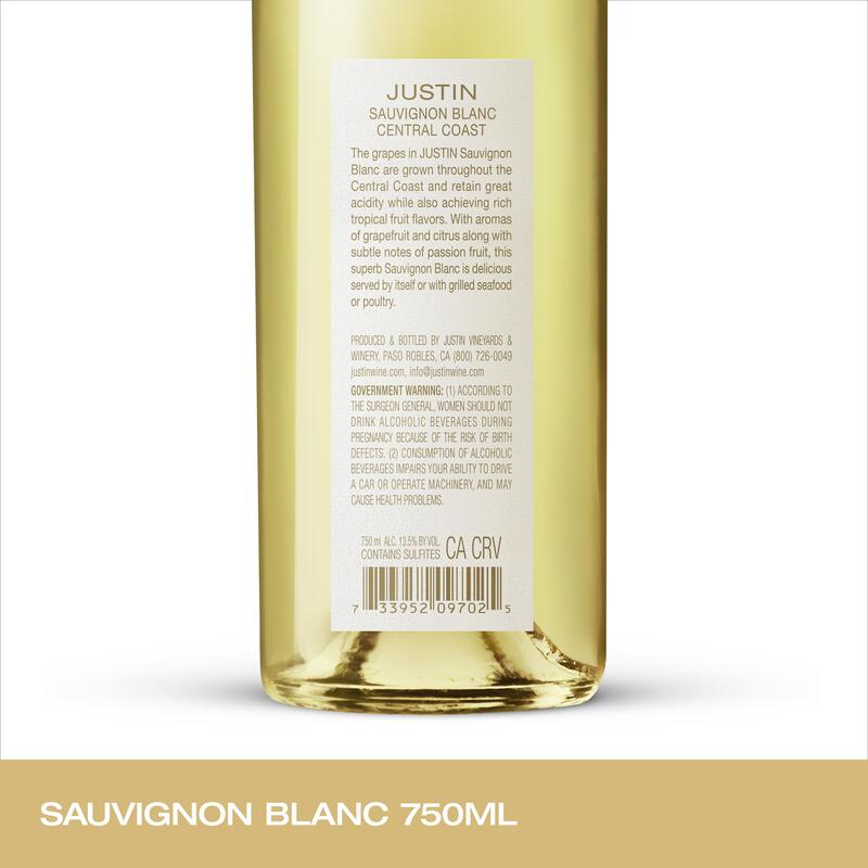 JUSTIN Sauvignon Blanc White Wine | Giant Eagle | Because It
