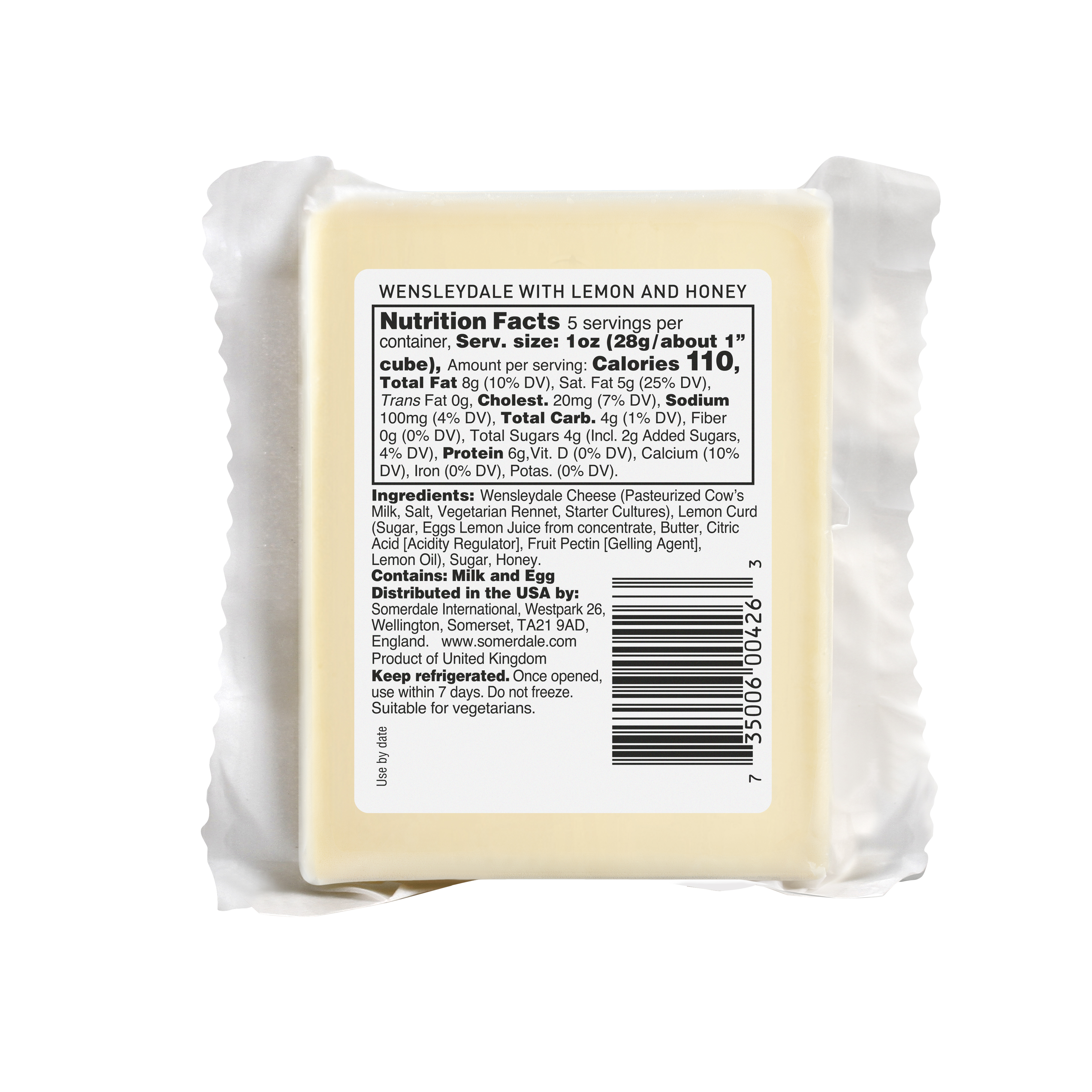 Somerdale Wensleydale Cheese with Lemon and Honey | Giant Eagle